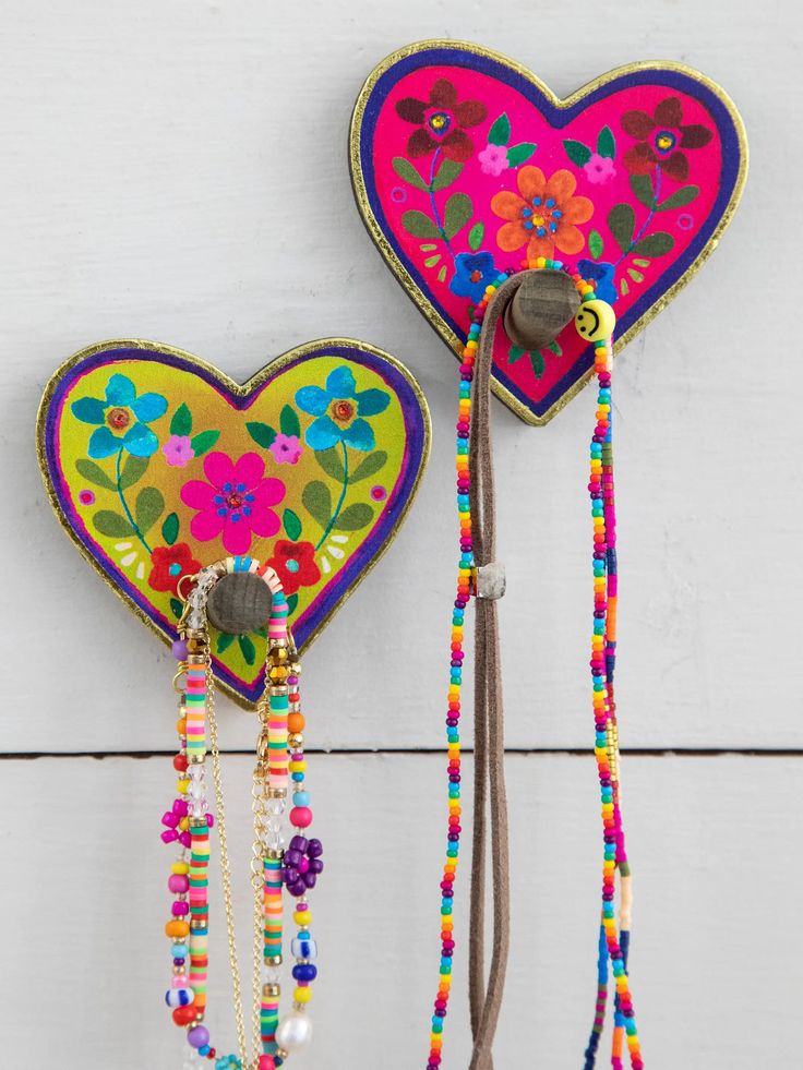 Heart Wooden Wall Hook
