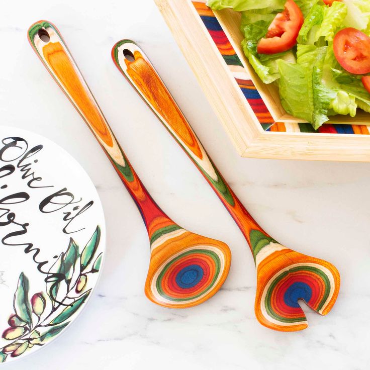 Birch Collection Utensils ~ Marrakesh