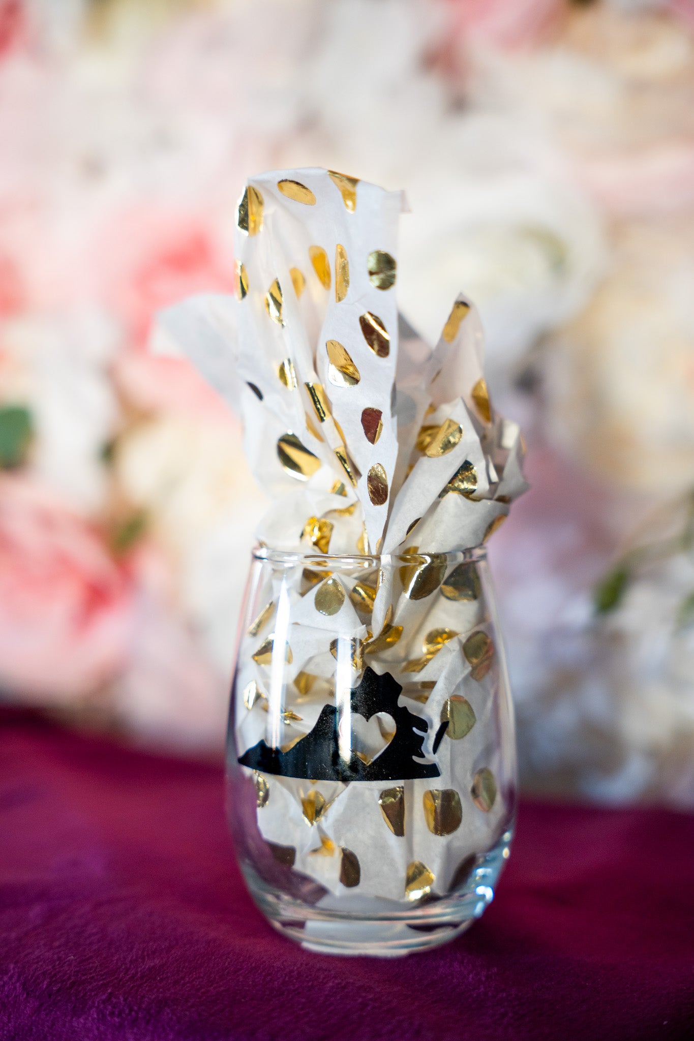 Virginia Love Stemless Wine Glasses