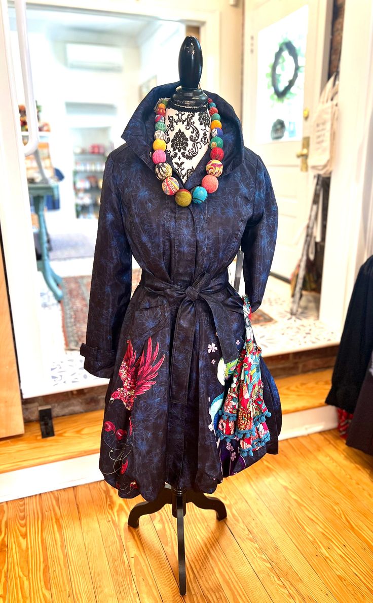 Samuel Dong ~ Bubble Coat Dress Phoenix/Dragon