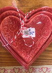Heart nesting dishes - set of 3