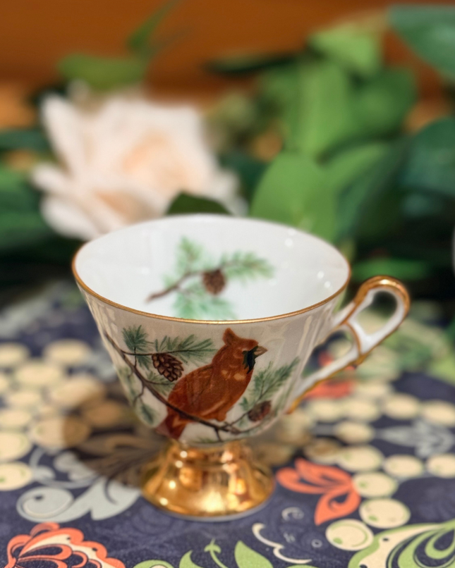 Vintage China ~ Lefton Hand Painted Tea Cups