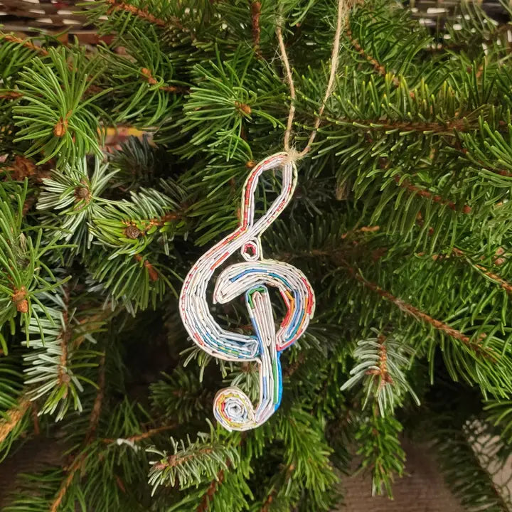 Upcycled Paper Ornaments
