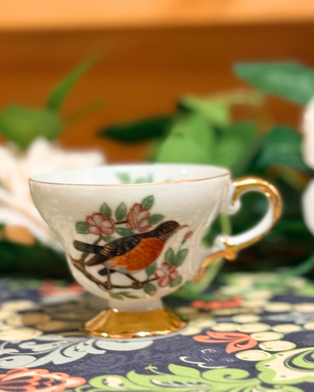 Vintage China ~ Lefton Hand Painted Tea Cups