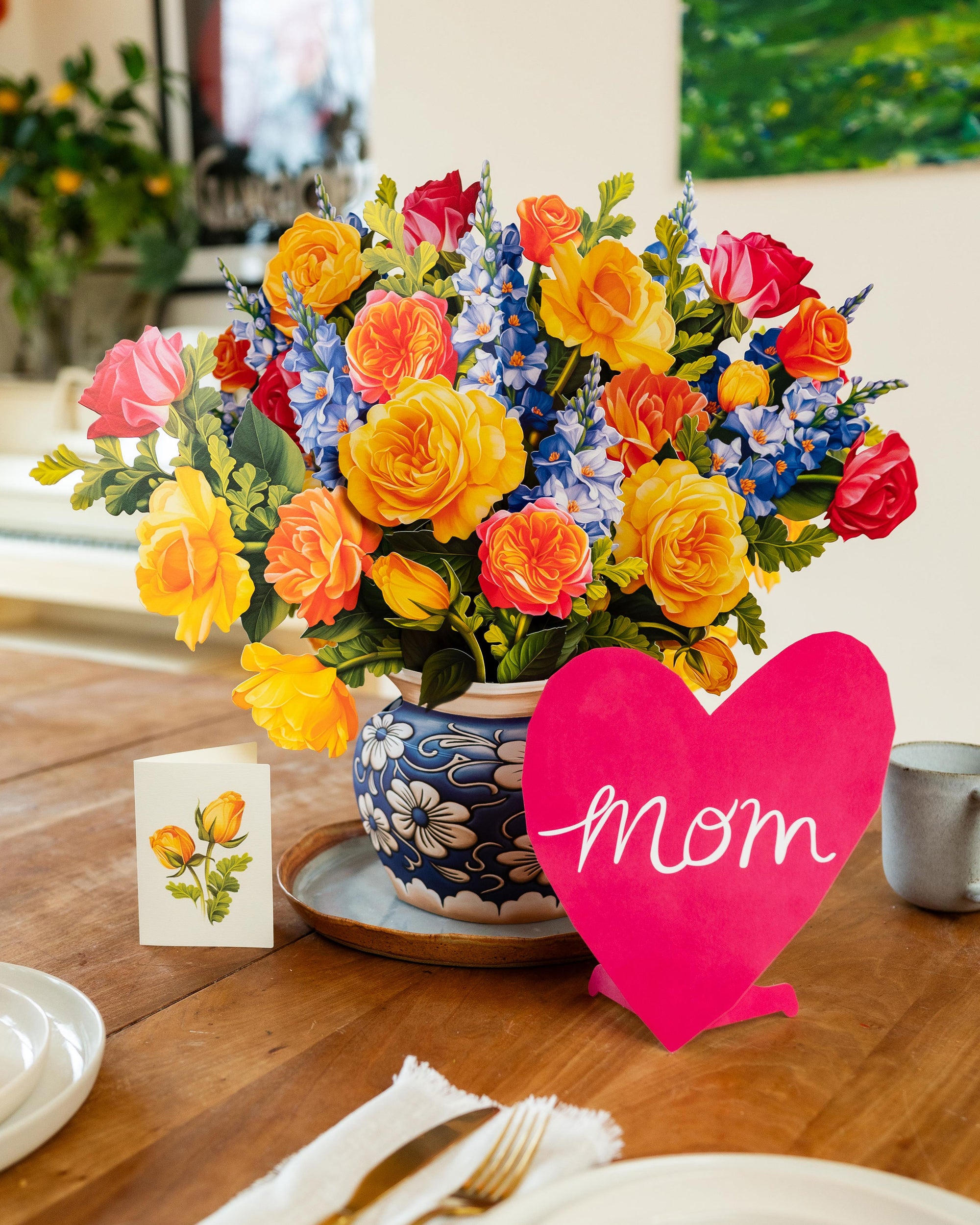 Paper Flower Bouquet ~ Grande Sorbet Roses
