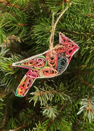 Upcycled Paper Ornaments