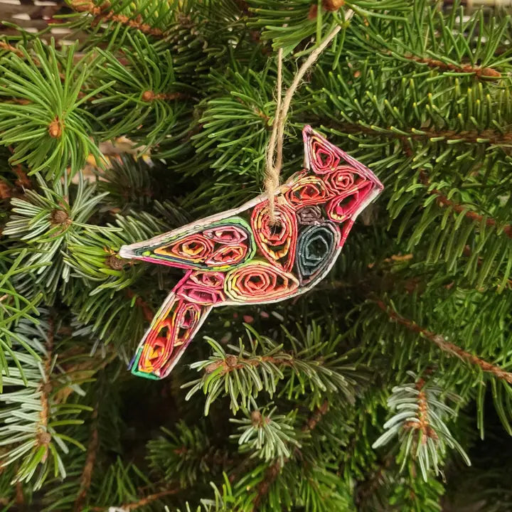 Upcycled Paper Ornaments
