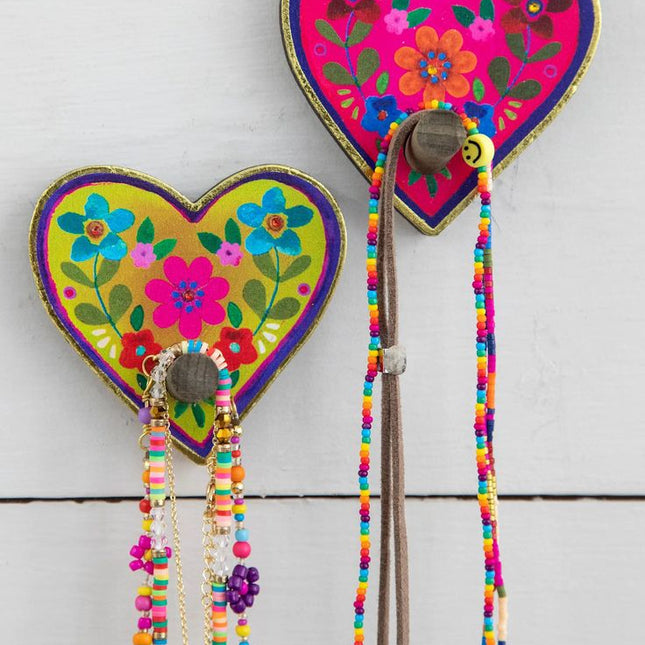 Heart Wooden Wall Hook