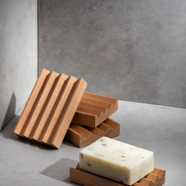 Alder Wood Boardwalk Soap Dish