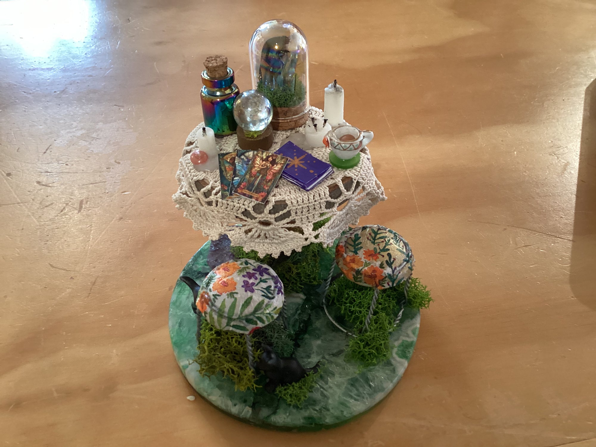 Mossy Fairy Tarot Table Miniature