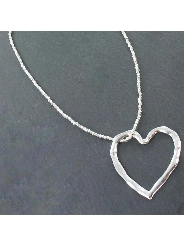 Bali ~ Open Heart Necklace