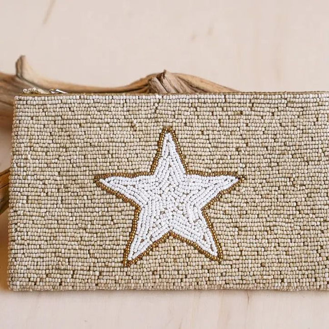 Bali Beach Beaded Clutch