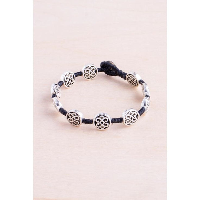 Bali Single Alloy and Rhodium Bracelets