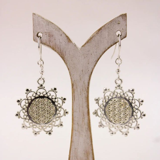 Bali ~ Mandala Earrings