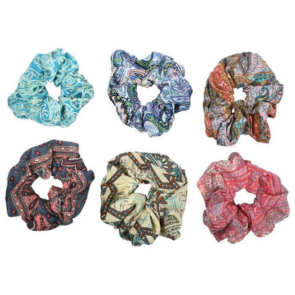 Bamboo Vintage Patchwork Scrunchie