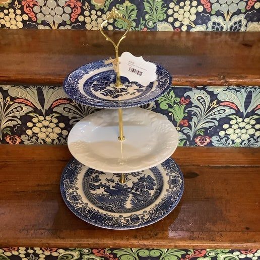 Blue Gibbon 3 Tier Cake Stand