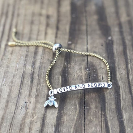 Bee Bracelets - Bolo Style