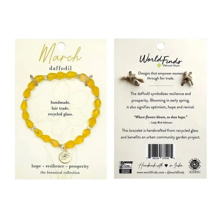 Botanical Birthday Bracelets – Celebrate Nature, Empower Artisans
