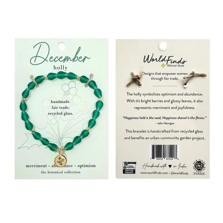 Botanical Birthday Bracelets – Celebrate Nature, Empower Artisans