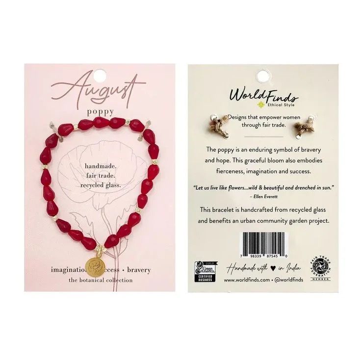 Botanical Birthday Bracelets – Celebrate Nature, Empower Artisans