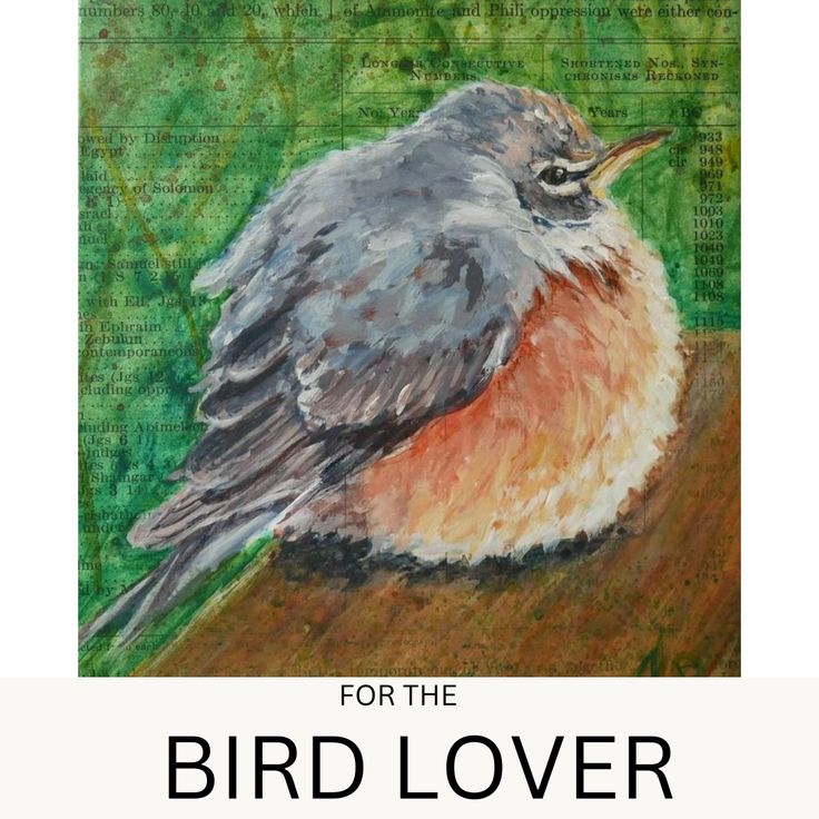 Brush in Hand Bird Prints