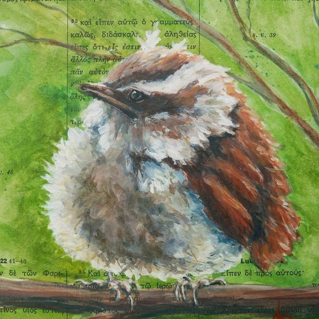 Brush in Hand Bird Prints