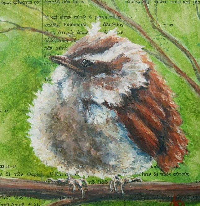 Brush in Hand Bird Prints