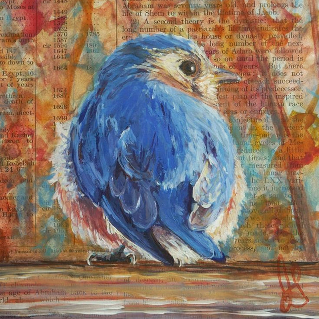 Brush in Hand Bird Prints