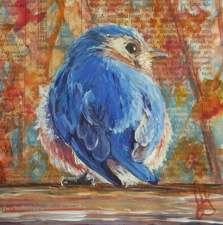 Brush in Hand Bird Prints