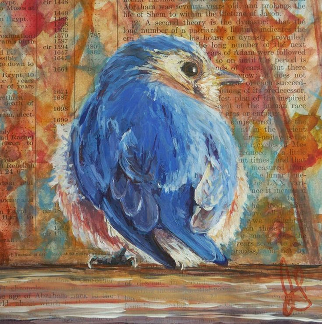 Brush in Hand Bird Prints