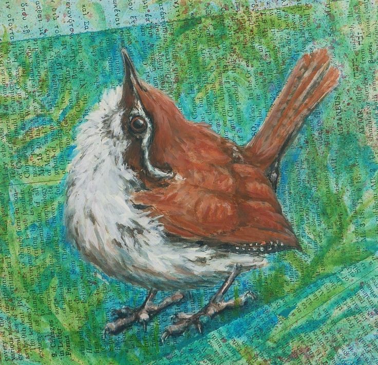 Brush in Hand Bird Prints