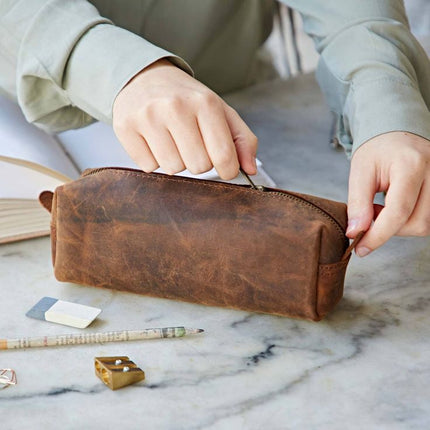 Handmade Buffalo Leather Pencil Case – Fair Trade