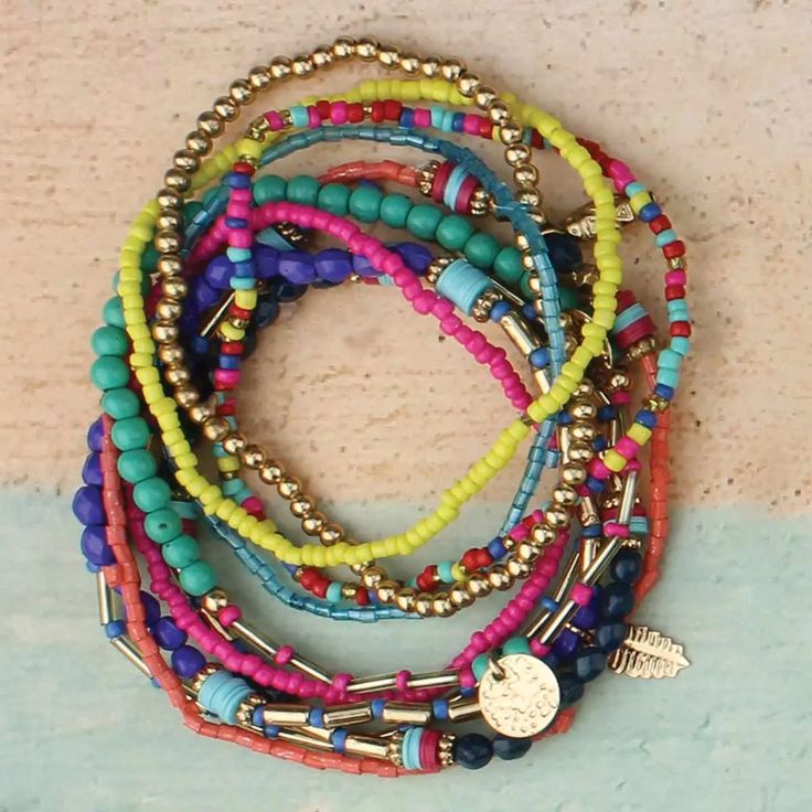 Candy Bowl Mixed Bead Bracelet