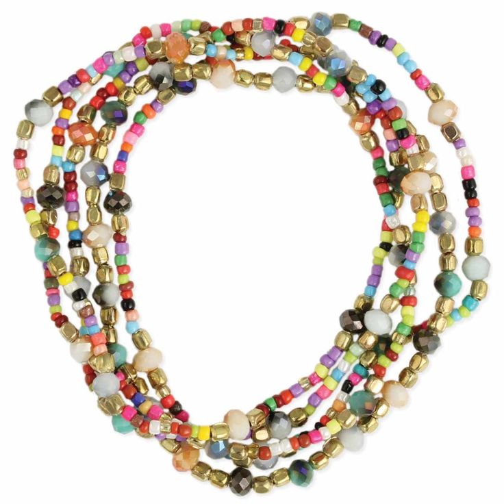 Candy Bowl Mixed Bead Bracelet