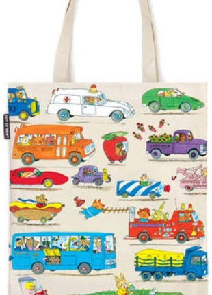 Cars Trucks Natural Tote