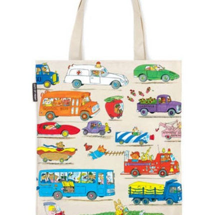 Cars Trucks Natural Tote