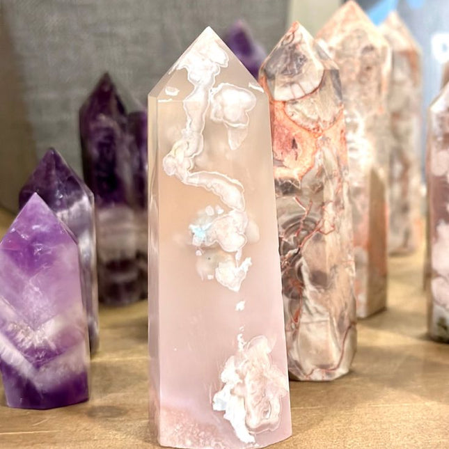 Flower Agate Pillars / Crystal Tower