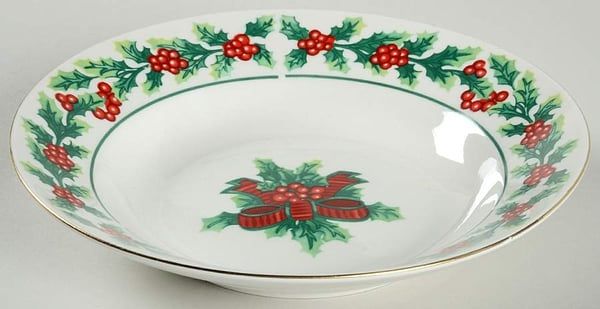 Vintage China ~ Christmas Greeting by Gibson