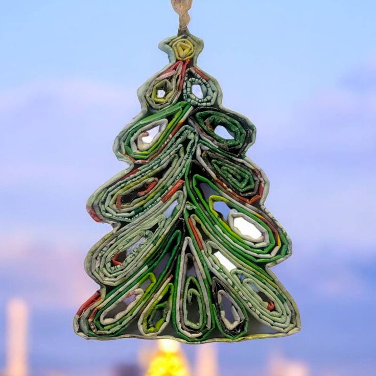 Upcycled Paper Ornaments