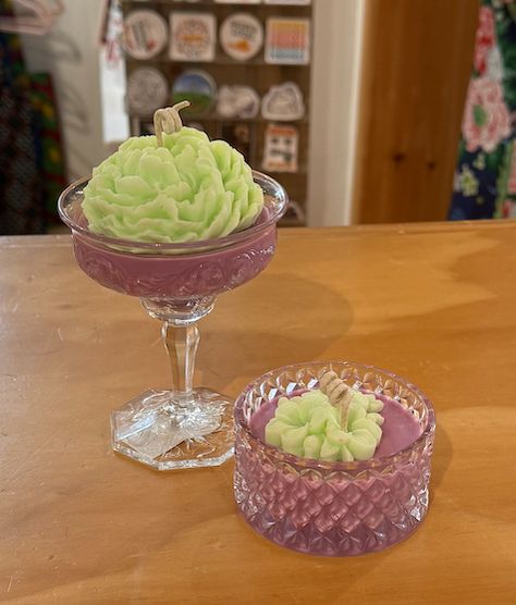 Crystal Watermelon Candles