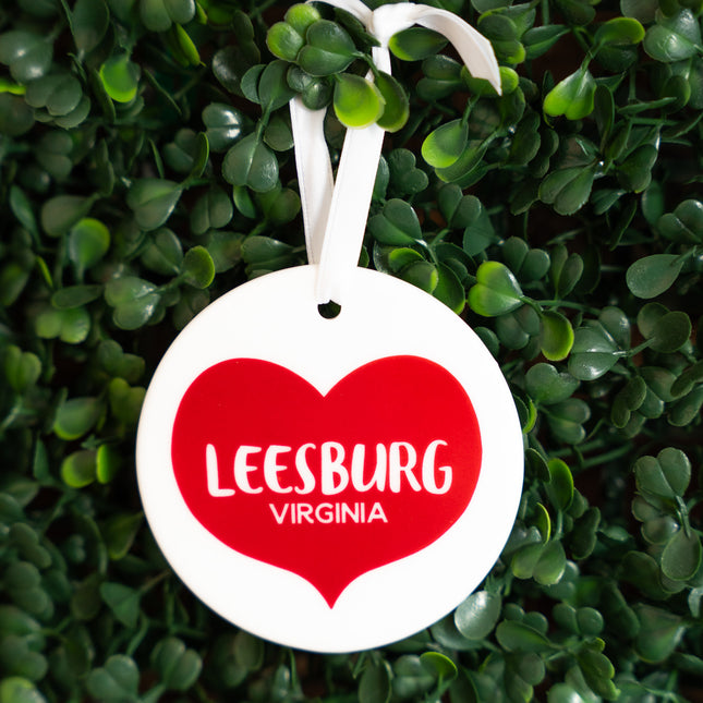 Leesburg, Virginia Ceramic Ornament