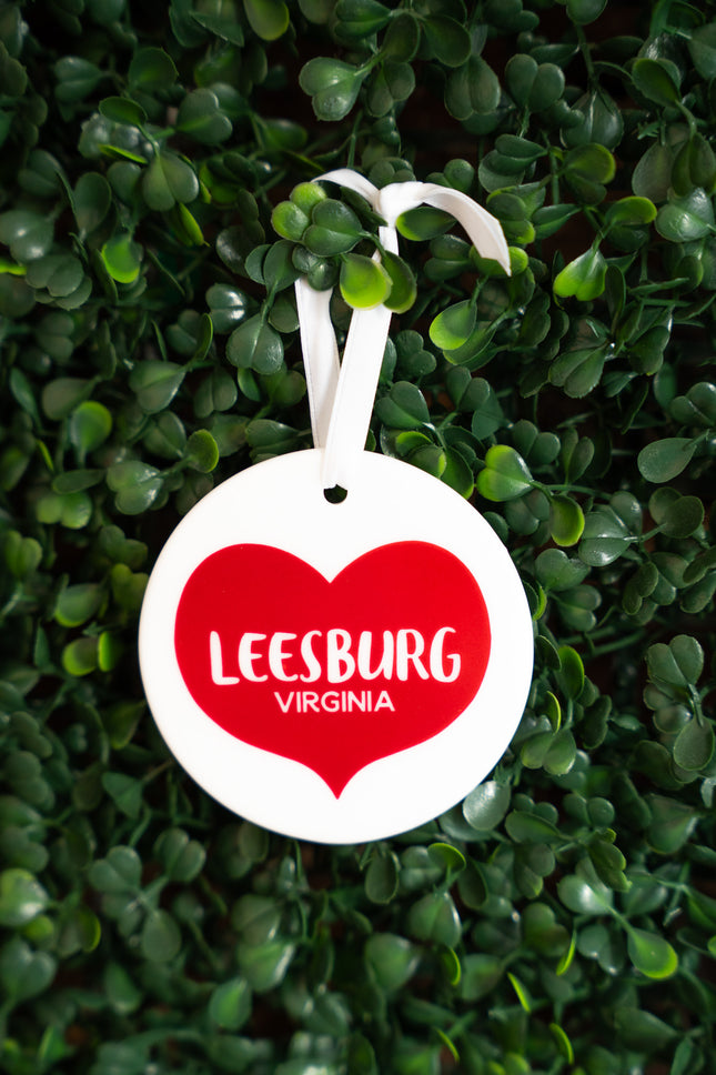 Leesburg, Virginia Ceramic Ornament