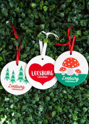 Leesburg, Virginia Ceramic Ornament