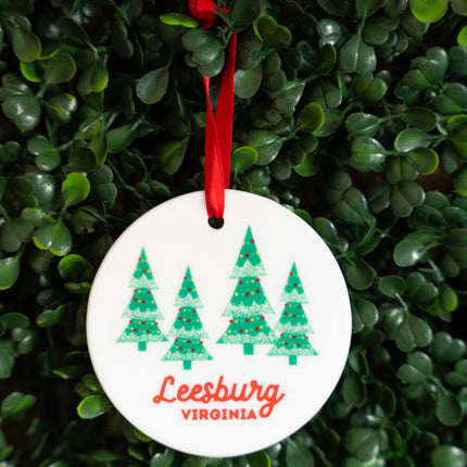 Leesburg, Virginia Ceramic Ornament