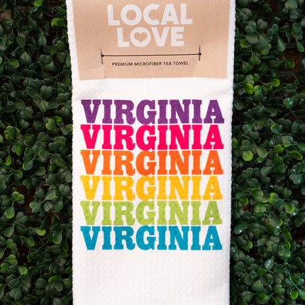 Love Local  ~ Virginia Microfiber Tea Towel