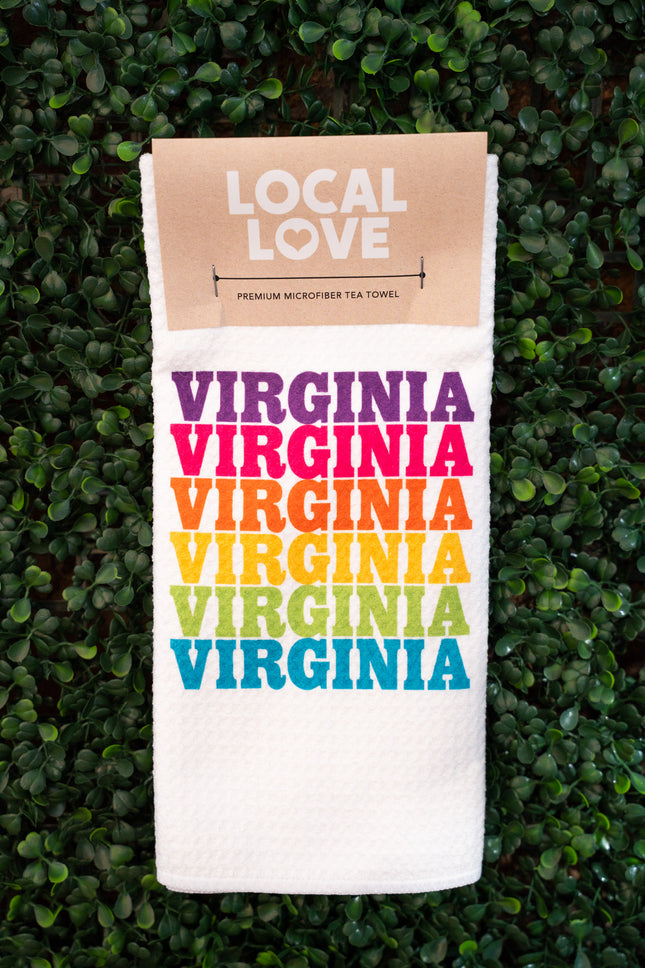 Love Local  ~ Virginia Microfiber Tea Towel