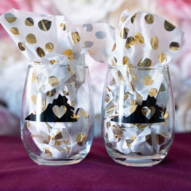 Virginia Love Stemless Wine Glasses