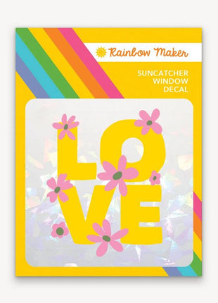 Love - Rainbow Maker - Suncatcher Window Sticker
