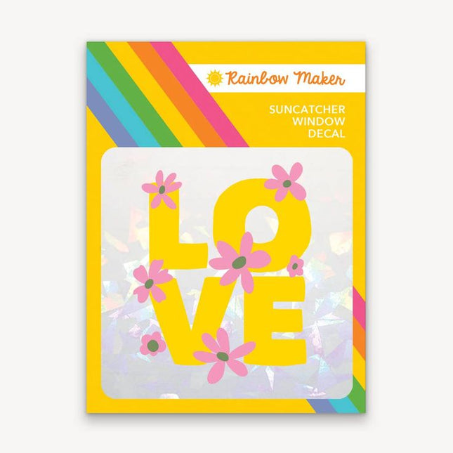 Love - Rainbow Maker - Suncatcher Window Sticker