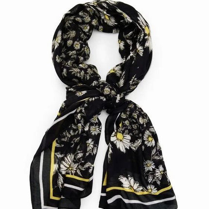 Desigual Black & White Scarf